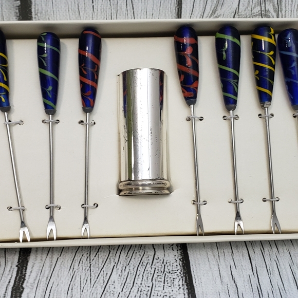 Pier 1 Imports Glass Handle Hors D'oeuvre Picks - Picture 3 of 5
